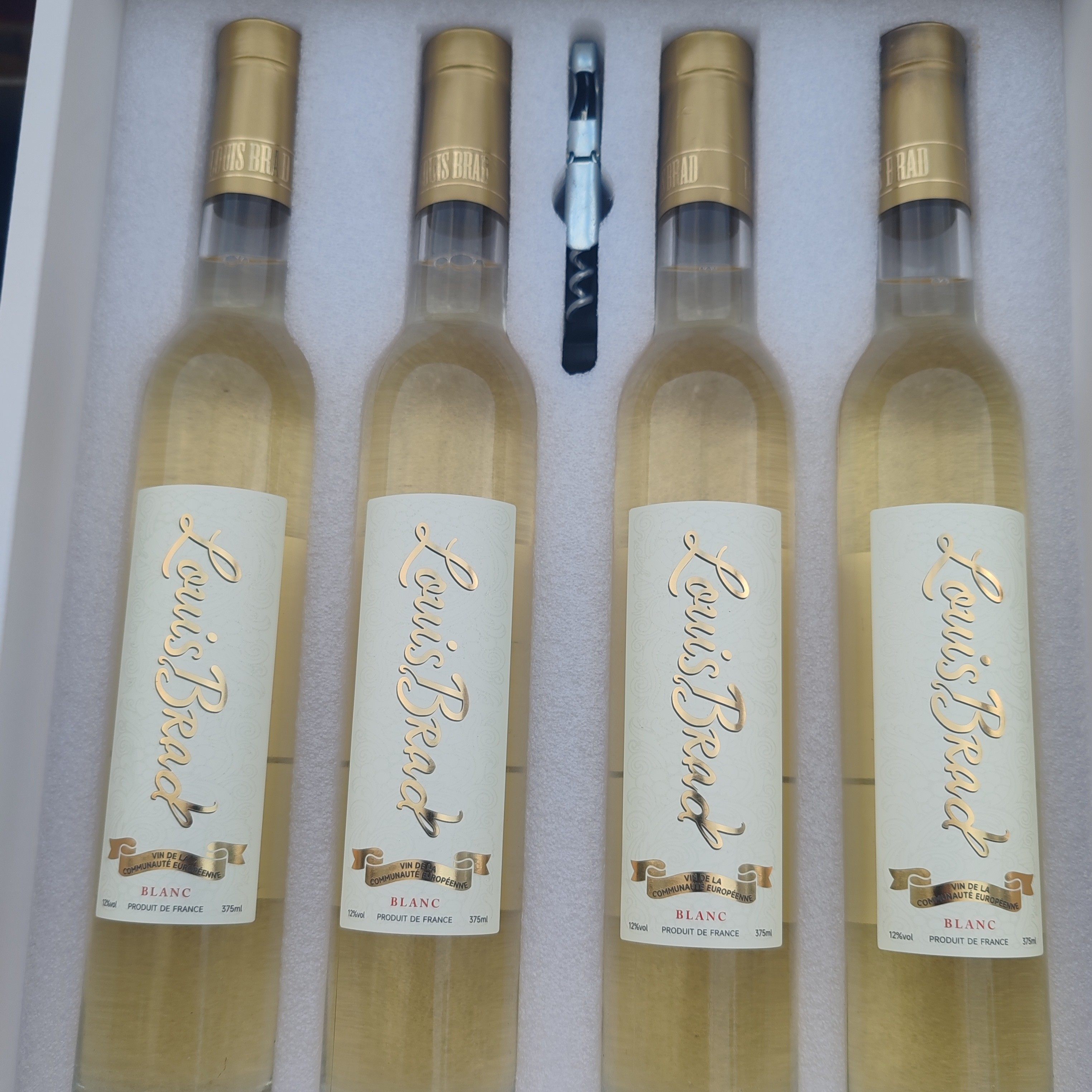 官方正品法国路易布莱德冰白香槟春节高端甜葡萄酒礼盒送礼佳品