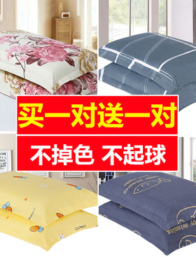 枕套一对装单人整头套大号加大枕头皮情侣韩式枕头外套枕头套