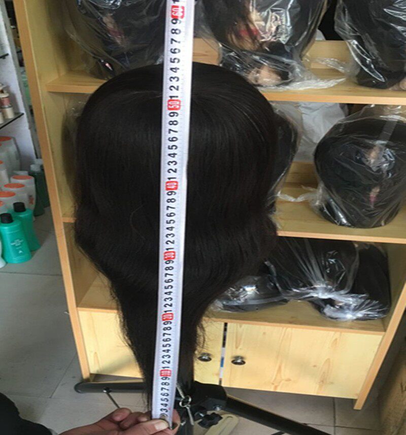 富康学校美发教学头100%全真发教习头/公仔头/模特头假头模假人头