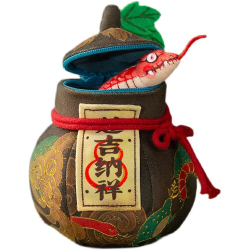 灵野梦游 吉祥葫芦盘金刺绣diy材料包端午国风装饰包包挂饰零钱包