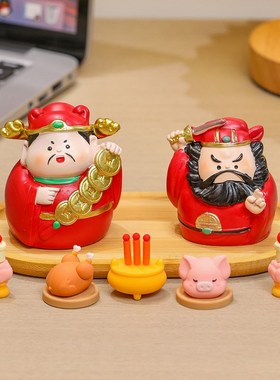 【逢考必过】文曲星书桌小摆件文昌帝君学习励志考公上岸好运礼物