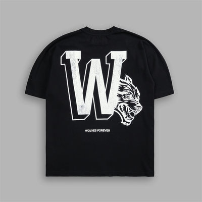 DARCSPORT WOLVES短袖男女美式健身运动休闲印花宽松圆领棉质t恤