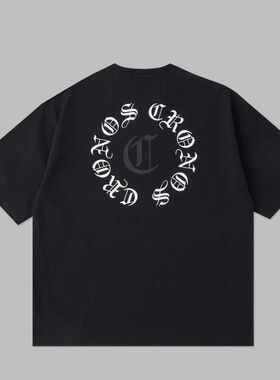 CRONOS日系简约风健身短袖男士训练百搭宽松运动休闲落肩半袖t恤