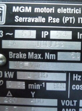 Motori elettrici S.P.A意大利MGM BA71B4 线圈 BAX71B4 刹车片