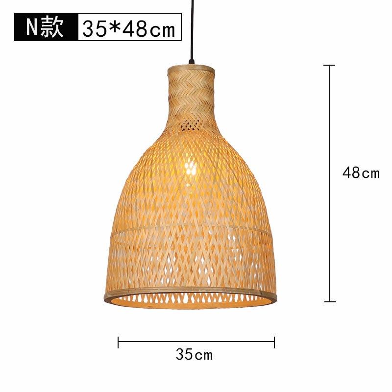 竹编吊灯中式餐厅竹子灯笼茶室吊灯日式饭店草帽藤编织吊灯民宿灯,家装灯饰光源,客厅吊灯,淘宝优惠券,粉丝福利购,淘宝优惠卷