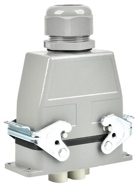 重载矩形HK大电流80A插头加热炉用4pin12pin航空插座表面安装