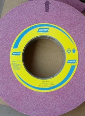 现货供应诺顿砂轮红色大水磨砂轮络刚玉砂轮外圆磨砂轮专磨热处理