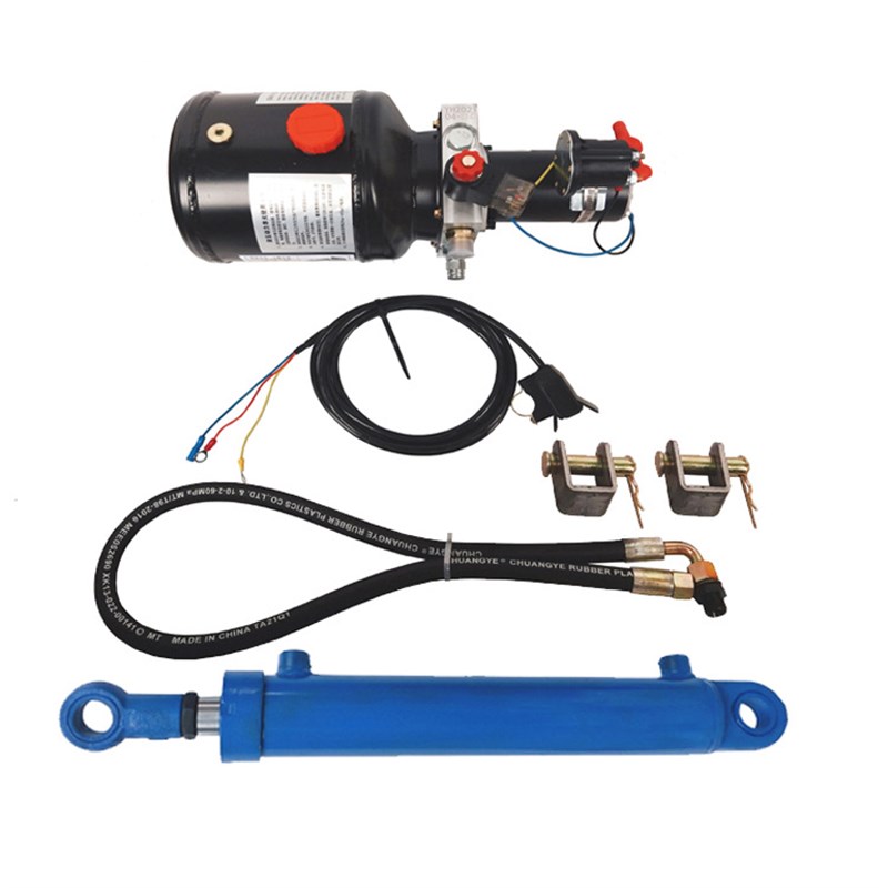 车载吊机12V24V改装皮卡车电动液压随车吊 农用车改装机械起重机