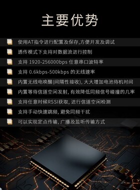 433模块 无线模块 TICC1310 串口超远距离rf接收发射透传元器件