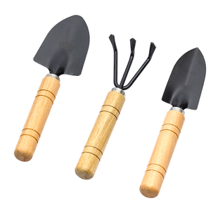 种花工具家用种菜养花园艺松土花铲E盆栽花艺种植工具三件套小铲