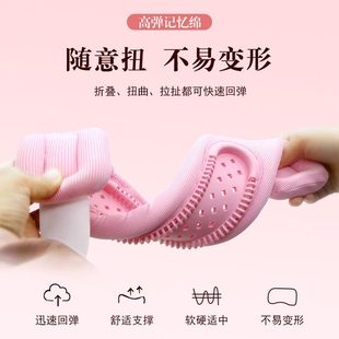 可调颈托护颈带落枕家用护颈椎透气颈椎固定圈支撑架升降围领 夏季