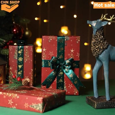 70*100cm Christmas wrapping paper GiftJ packing paper wrappe