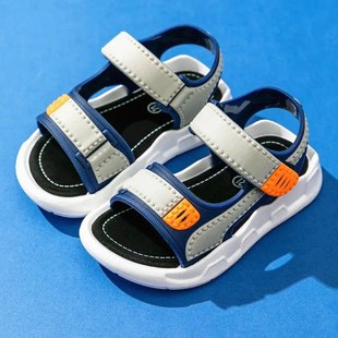 Kids Sandals Children Summer 2024 Baby LAeather Boys Shoes