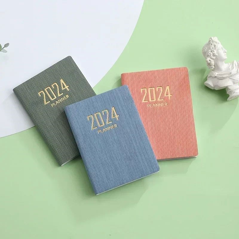 2024 A7 Mini Portable Agenxda Book Diary Weekly Planner Note