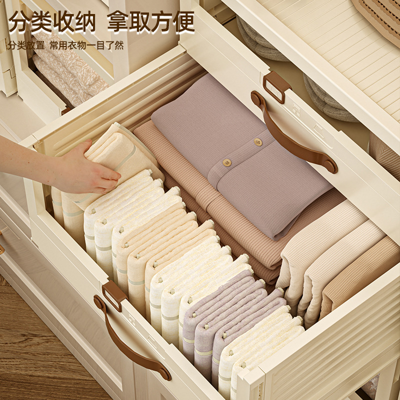 衣柜收纳分层隔板抽屉式衣橱衣物整理置物架卧室宿舍收纳架子日式