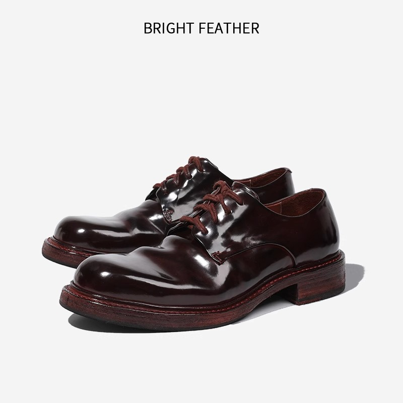 马臀皮德比鞋男商务休闲皮鞋