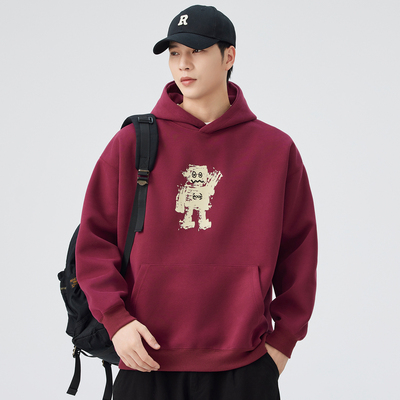 2025新款潮牌美式秋冬卫衣男女宽松休闲纯棉圆领卫衣