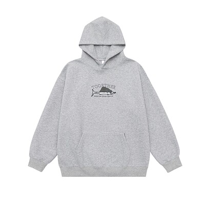 2025秋冬季美式印花卫衣圆领情侣装学生宽松百搭潮流卫衣