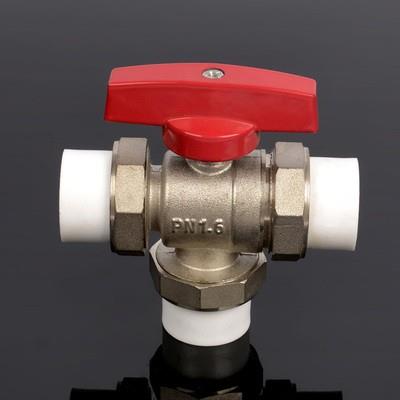 ppr三通温控阀暖气阀 散热器 暖气片25ppr 6分 32PPR 1寸三通阀们