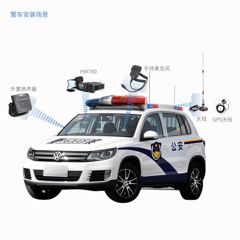 海能达HM780新一代PDT专业数字车载台自驾游大功率车载台对讲机