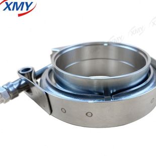 6英寸304不锈钢V型快放卡箍套件管夹喉箍涡轮卡子消声器抱箍 1.5