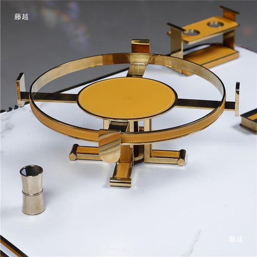 酒吧夜总会KTV水果盘不锈钢摆台用品全套轻奢桌面话筒架