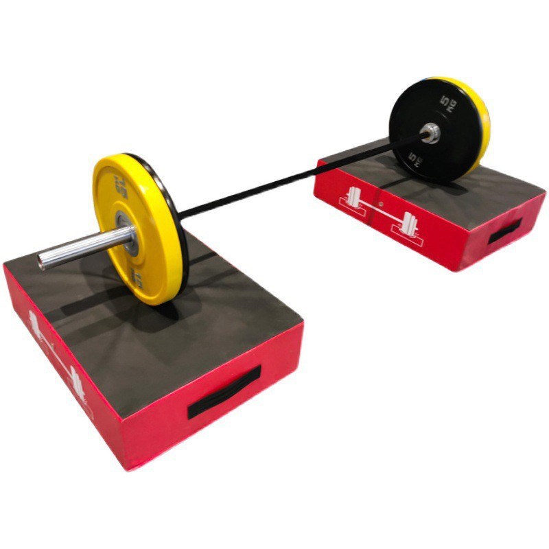 健身减震杠铃垫家用商用硬拉垫男女士举重深蹲力量训练减震垫