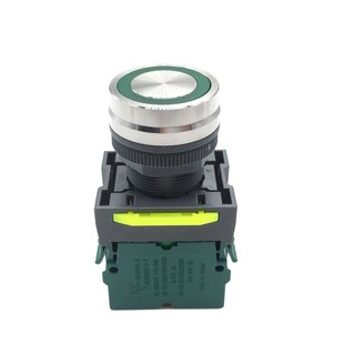 22MM金属不锈钢头按钮开关带灯 271螺丝触点 S22