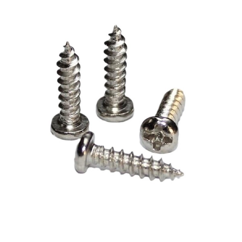 PA铁镀镍十字圆头自攻螺丝小螺钉盘头自攻丝自攻钉M2/M3/M4/M5/M6