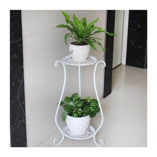 欧式花架置物架简约现代室内花架子放大盆绿萝花盆的爬藤铁艺客厅