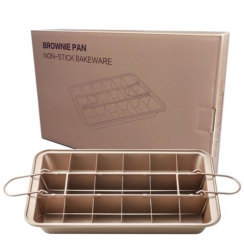 不粘布朗尼蛋糕烤盘不粘烤盘烘焙模具 固底蛋糕模具Brownies Pan