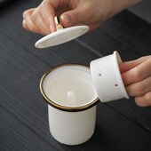 陶瓷电陶炉煮茶蒸茶器陶瓷茶具茶烧水泡茶 蒸茶 茶壶