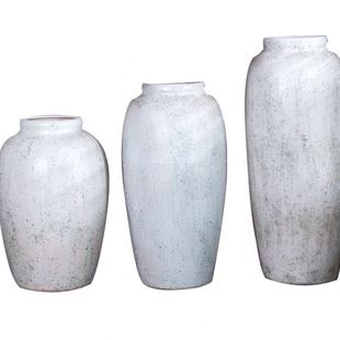 新古典欧式 饰品 复古客厅陶瓷台面花花艺套装 摆件家居干花插花装