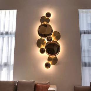 大厅壁灯现代沙发电视背景墙壁灯酒店大堂装饰灯具复式楼别墅壁灯