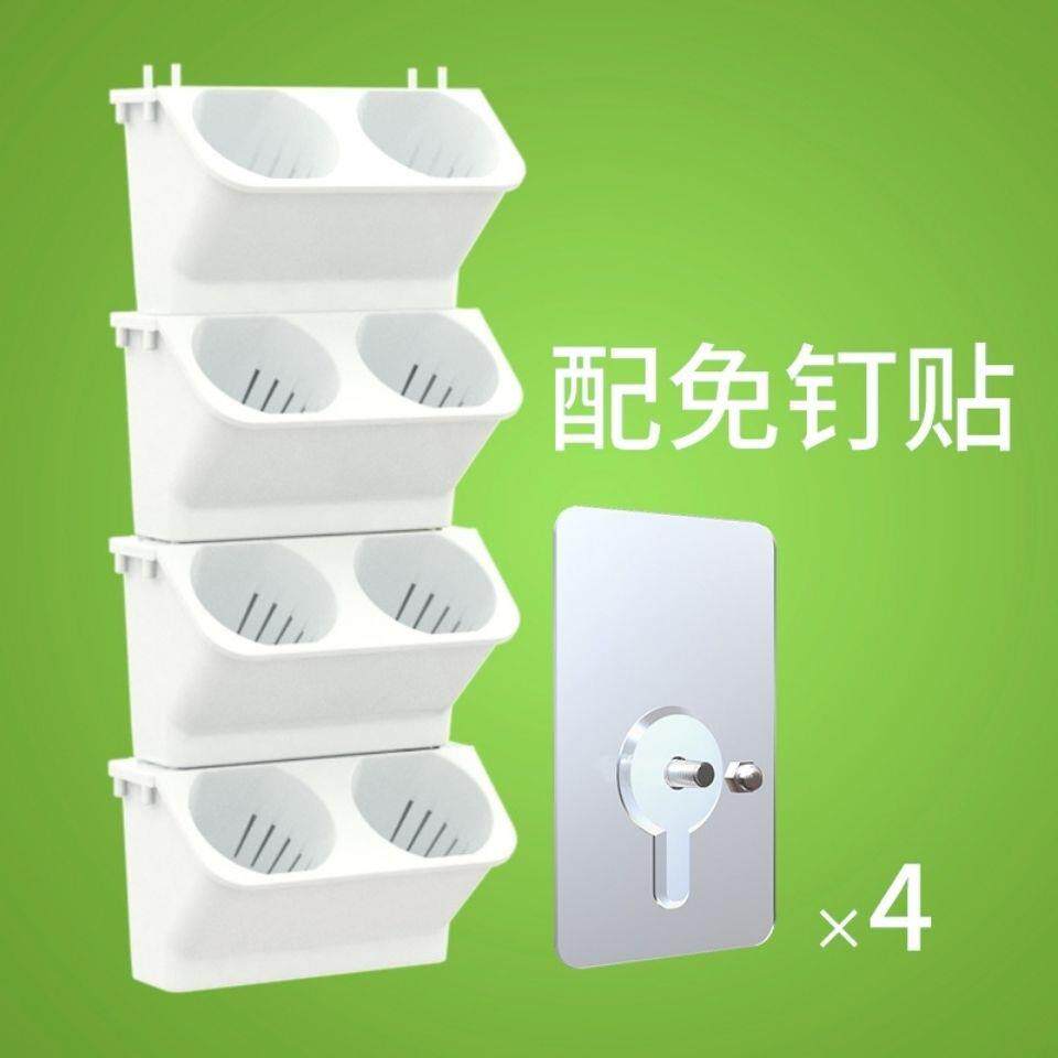 高效立体壁挂花盆室内绿植神器免钉设计多用途任意组合挂式