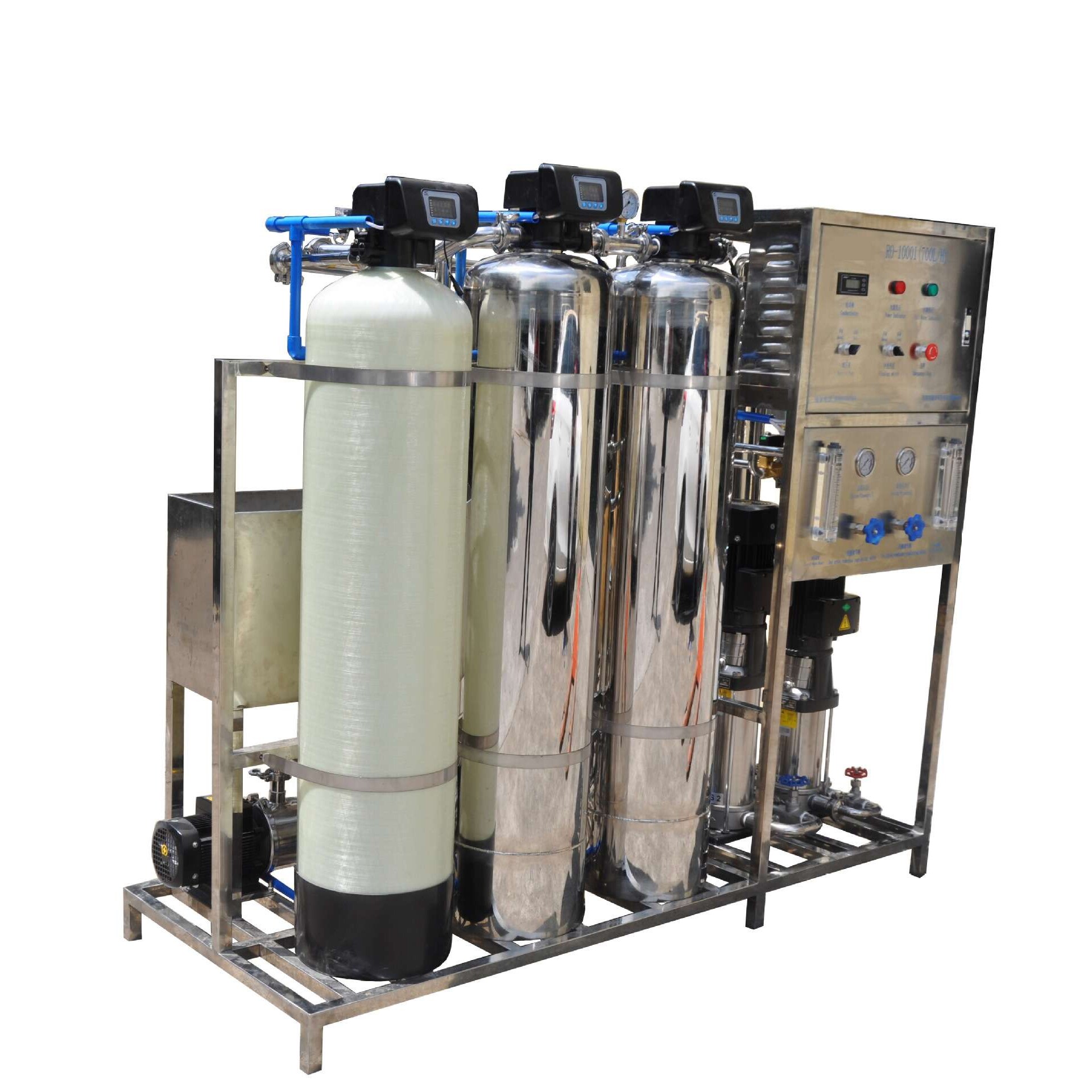 去离子化妆品 电镀纯水设备大流量纯净水设备RO反渗透直饮水机