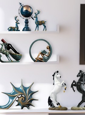 办公室书架装饰品家居轻奢北欧工艺品电视柜酒柜红酒架桌面小摆件