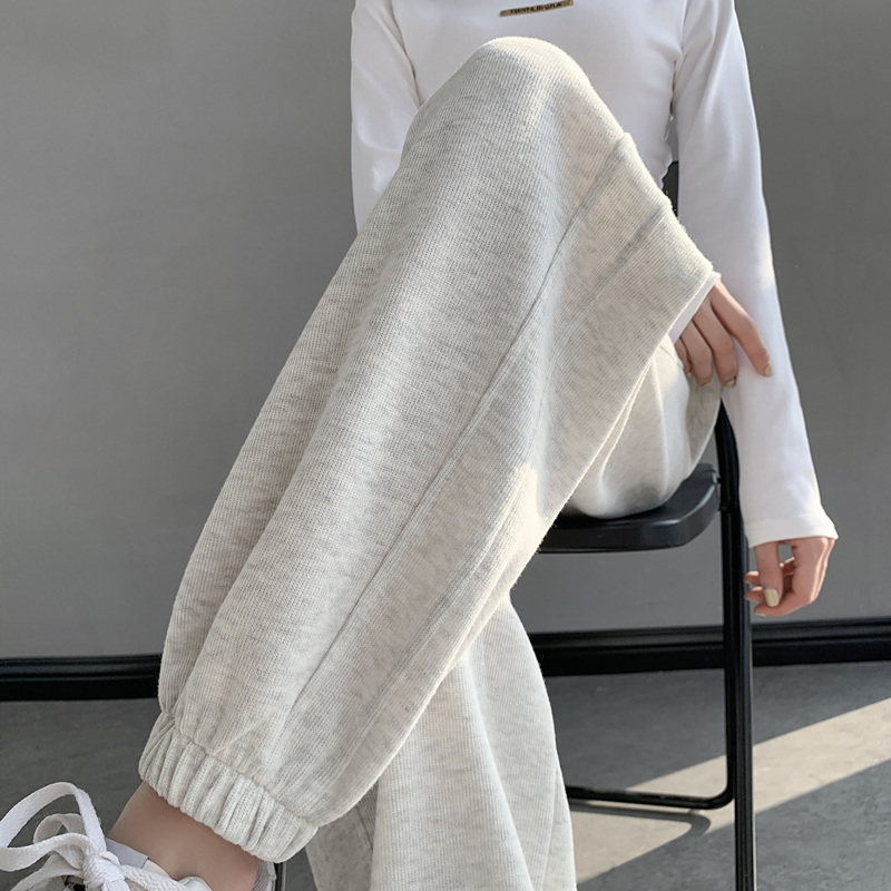 孕妇裤子春秋款外穿小个子大码休闲裤夏季薄款打底运动卫裤女春装