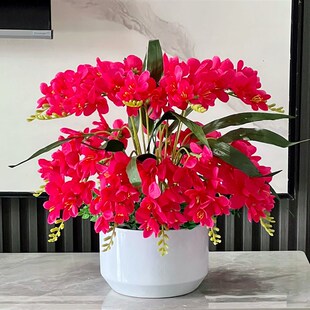 仿真香雪兰假客厅装饰家居室内艺电视柜餐桌摆设