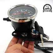 亮度带空转向油量远光显示 表 复古摩车改装 单里程表码