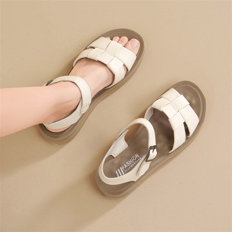 凉鞋女款夏季e2025新款中年妈妈鞋软底不累脚中老年女鞋老人闰月,女鞋,时装凉鞋,淘宝优惠券,粉丝福利购,淘宝优惠卷