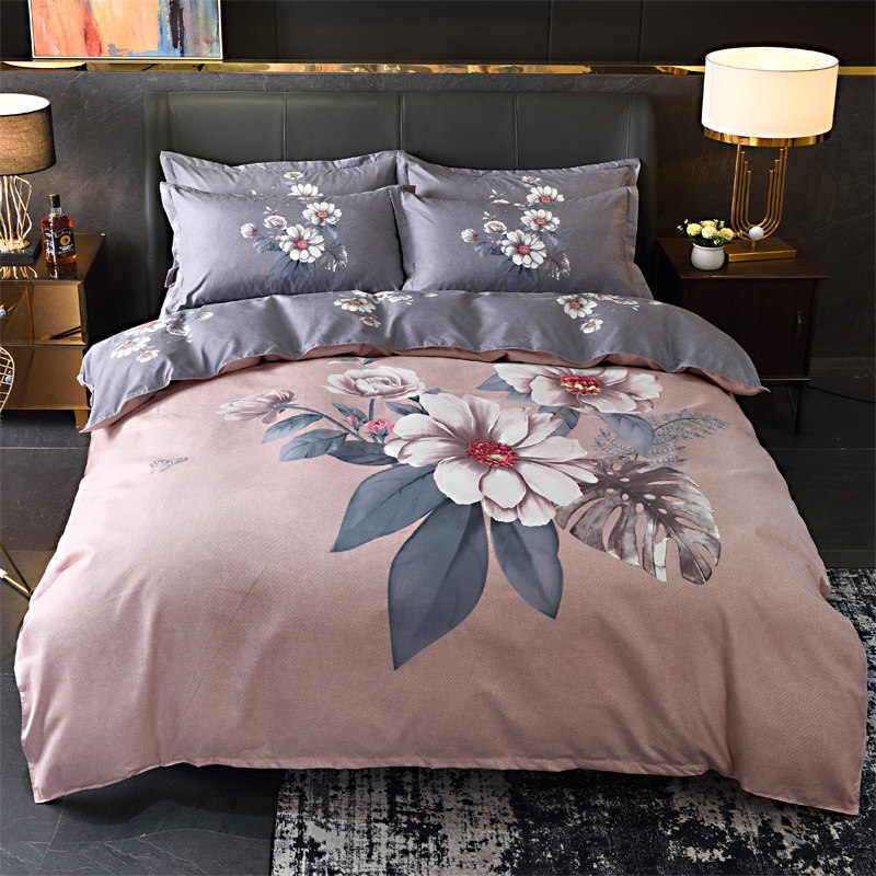 冬季加厚床上用品四件套全棉床y单被套单双人1.8床上4件套简约,床上用品,床品套件/四件套/多件套,淘宝优惠券,粉丝福利购,淘宝优惠卷