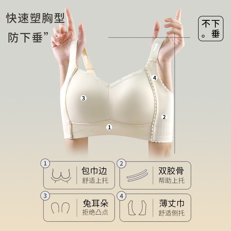 运动内衣女防震i防下垂跑步无钢圈大胸显小全罩杯薄款文胸大码束,女士内衣/男士内衣/家居服,文胸,淘宝优惠券,粉丝福利购,淘宝优惠卷