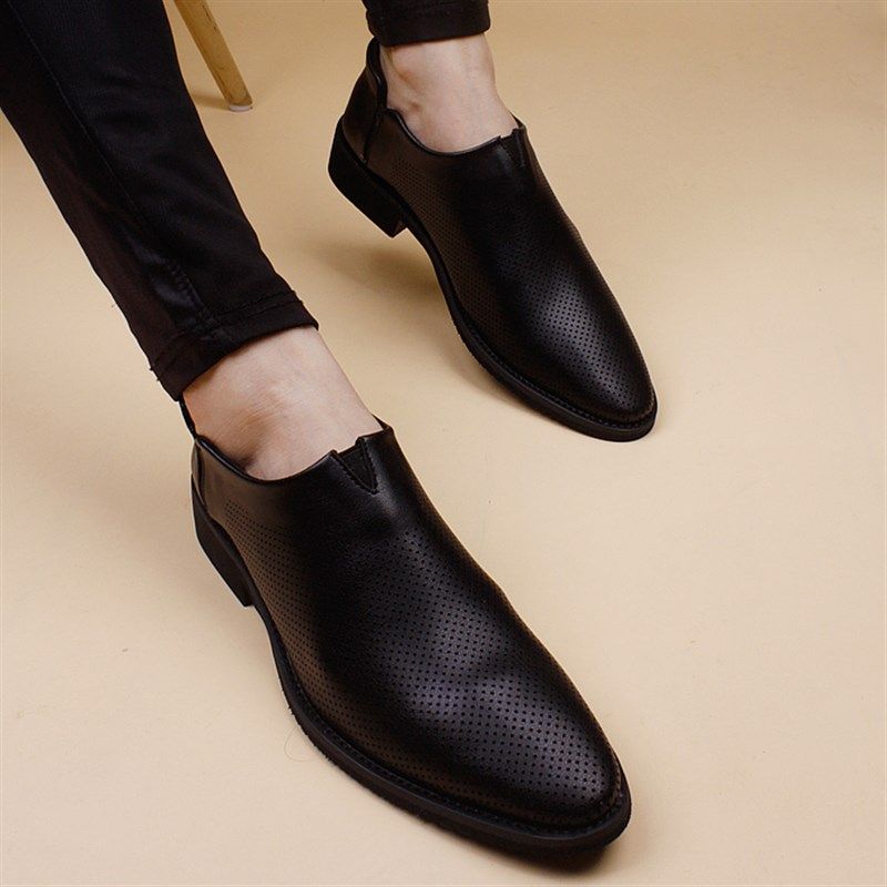 夏季潮流新品韩版尖头男士商务休闲套H脚皮鞋男时尚内增高透气软,流行男鞋,单鞋,淘宝优惠券,粉丝福利购,淘宝优惠卷