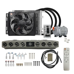 用制冷驻车空调 依维柯大b通V80车载空调12V24V房车床车图雅诺改装
