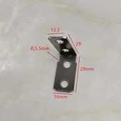 铝合金门窗组角片断桥角码 平整钢片连接固定角五金
