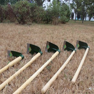 军印全钢锻打锄头翻地山除草农具长荒沟园林园艺农用种植