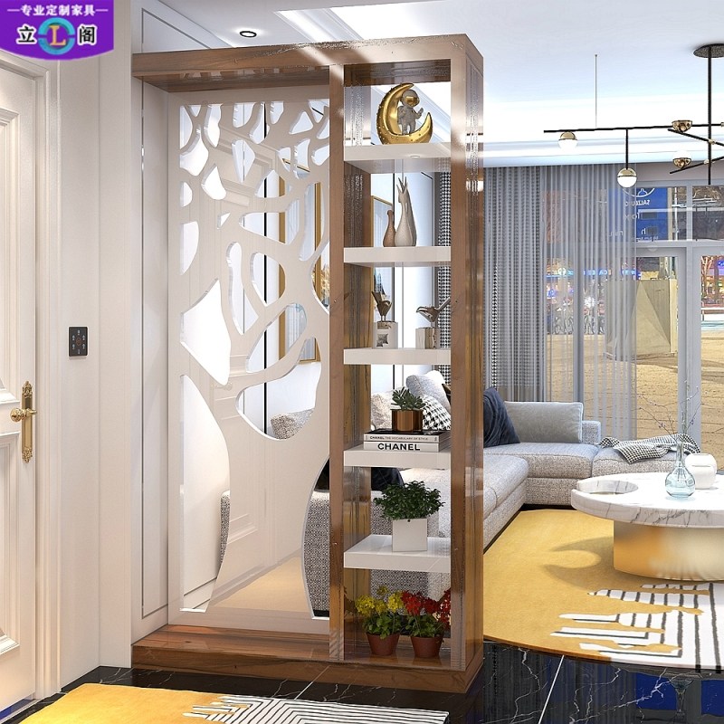 实木双面烤漆多h功能屏风入户隔断现代框架客厅玄关简约装饰柜定,住宅家具,门厅/玄关柜/玄关架,淘宝优惠券,粉丝福利购,淘宝优惠卷