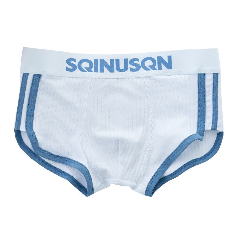 3条男士内裤男螺纹棉质平角裤简C约纯色运动透气男生四角裤衩裤头,女士内衣/男士内衣/家居服,男平角内裤,淘宝优惠券,粉丝福利购,淘宝优惠卷