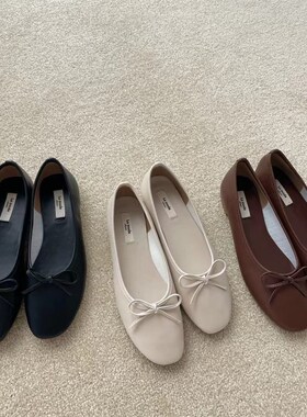 平底豆豆黑色单鞋女鞋子20v21年新款软底一脚蹬豹纹小众设计春秋